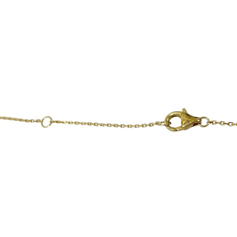 CARTIER K18YG Diamond Necklace Amulet XS de Cartier Chrysoprase Women's 20485519 - Picture 3 of 7